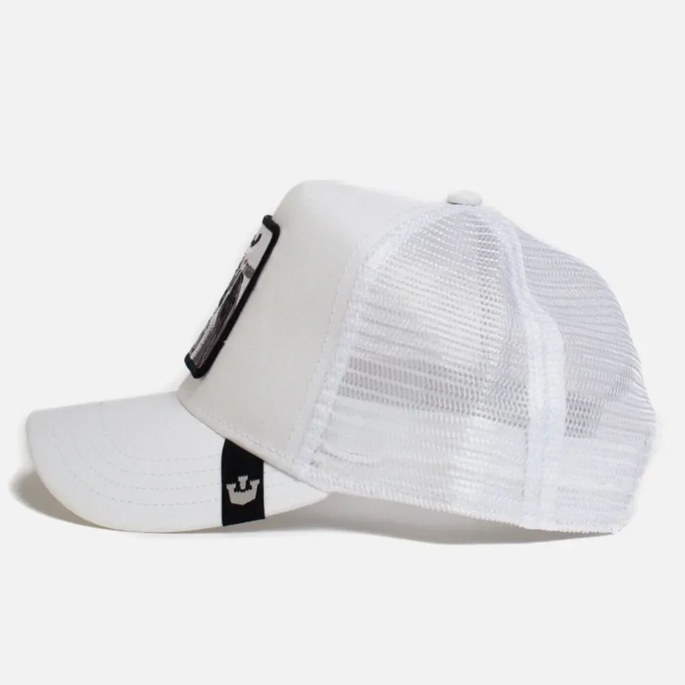 Goorin Bros White Tiger Trucker Hat White‎ OS NWT_3
